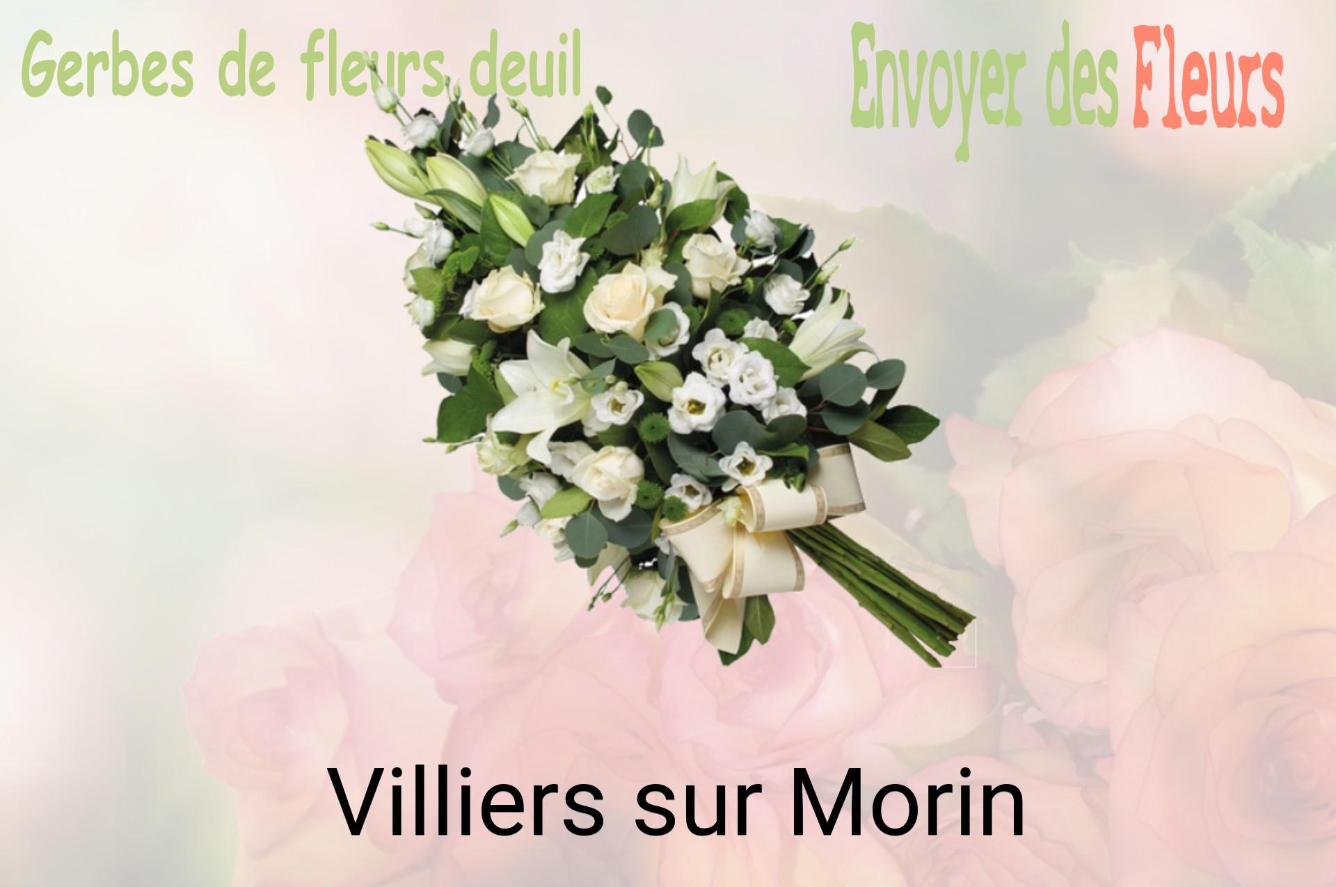 Gerbe de fleurs de deuil livrée à Villiers-sur-Morin